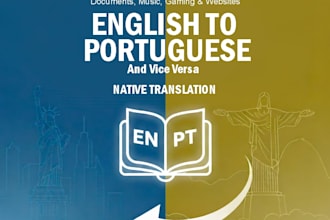 translate english to native and natural brazilian portuguese
