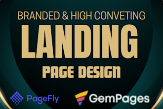 design catching shopify landing page design, pagefly landing page
