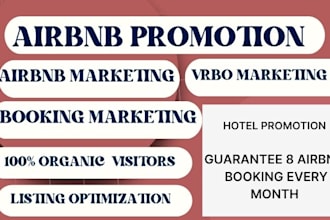 do airbnb promotion, airbnb marketing, to get 30 booking, hotel promotion