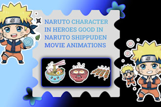 create cute kawaii  anime doodle stickers