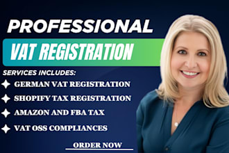 german vat registration, vat for amazon, shopify, corporate tax filing,