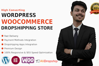 create a professional woocommerce dropshipping store
