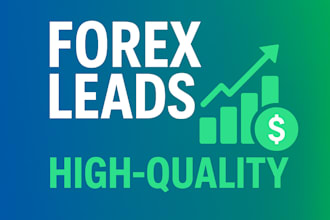 generate high quality forex broker and trading affiliate leads