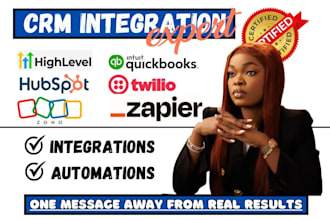 setup integrations gohighlevel hubspot close crm zoho quickbooks twilio zapier