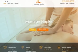 build wix massage therapy website reflexology website body work website