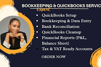 bookkeeping quickbooks or xero cleanup bank reconciliation chart of accounts set