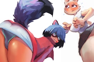 draw furry nsfw yiff commission