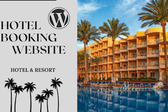 design hotel booking website, airbnb website, hotel website, booking website