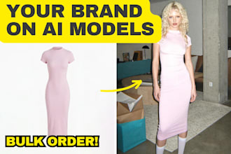 create bulk ai fashion model photos for clothing brands