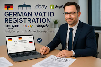 apply for your german vat id registration for amazon, ebay, or shopify business