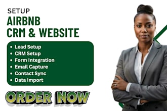 setup airbnb CRM airbnb leads airbnb landing page airbnb website