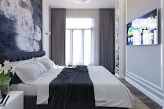 interior design for bathroom, bedroom, 3d render and kitchen, 3d renovations