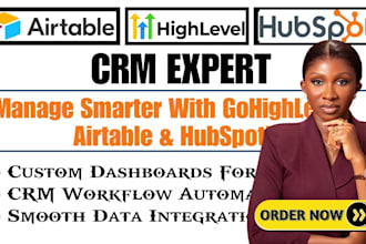 create gohighlevel dashboard automation with airtable forms hubspot integration