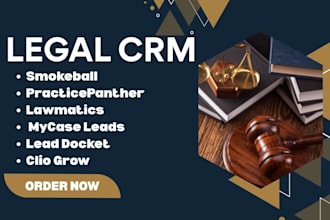 legal CRM smokeball practicepanther lawmatics mycase leads lead docket clio grow