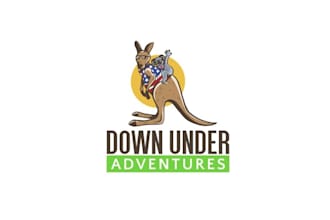 design super australian down under adventures logo