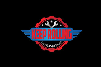 design amazing classic auto repair logo