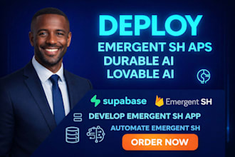 deploy emergent sh apps emergent sh errors lovable ai web apps, durable ai