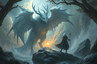 paint semi realistic fantasy art