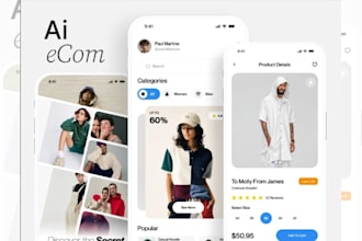 build e commerce app, marketplace app, multi vendor app b2c app b2b app