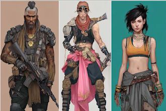 design a concept art character or object