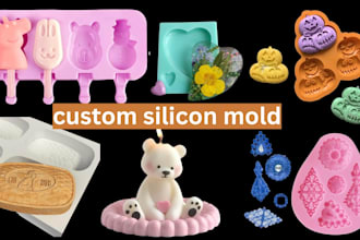 design mold for jewerlry, soap, coaster, candle, candy resin mold box solidworks