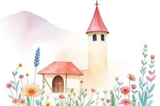paint watercolor illustration and watercolor art