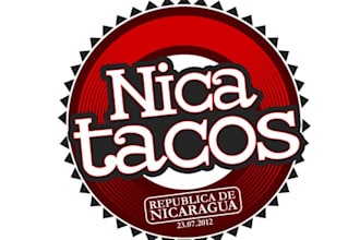 design best quality super tacos logo