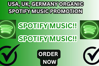 spotify music promotion, USA spotify album marketing, UK spotify music promotion