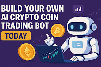 develop a crypto market maker bot for exchanges or tokens