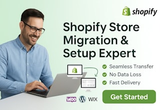migrate wix to shopify, wordpress to shopify, woocommerce to shopify migration