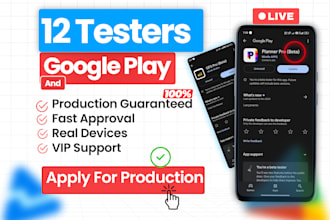 approved your app or game close testing use 12 testers