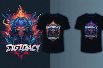 create customs t shirt logo design