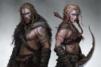 design unique 2d game characters for your video game