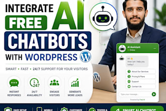 a free ai chatbot with your wordpress website