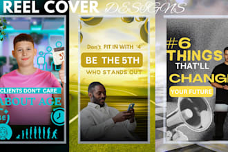 design eye catching thumbnails for youtube tiktok and instagram reels