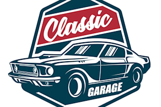 design high quality automotive, auto classic car logo