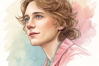 create a digital watercolor portrait or watercolor illustration for you