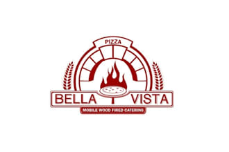 design motivation confident logo for pizza bella vista