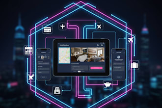 create a travel agency site with hotel and flight booking system