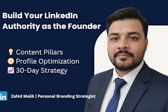 build your linkedin content strategy and personal brand as a founder
