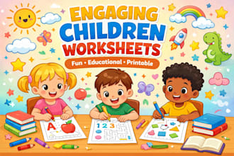 create a children custom online course or curriculum for children aged 3 to 12