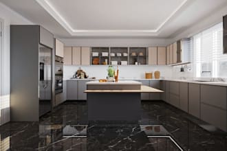 design and render unique modern kitchen,modern cabinet,sink, cgi interior design