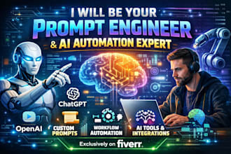 be your prompt engineer and ai automation expert