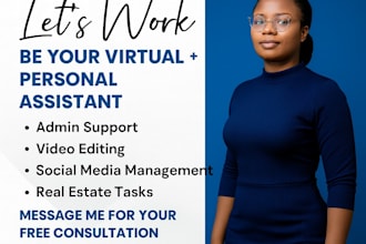 your creative personal administrative virtual assistant for data entry