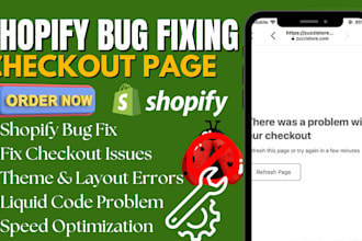 fix shopify bugs shopify checkout issues liquid code issues