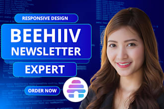 setup beehiiv ai newsletter beehive landing page design beehive website