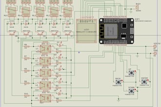 design your electronic schematic and pcb in proteus