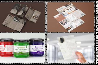 create creative canva templates and mockups for any niche
