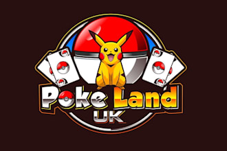 create high quality and beautiful pokemon logo design