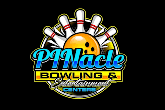 create awesome and gorgeous bowling logo design